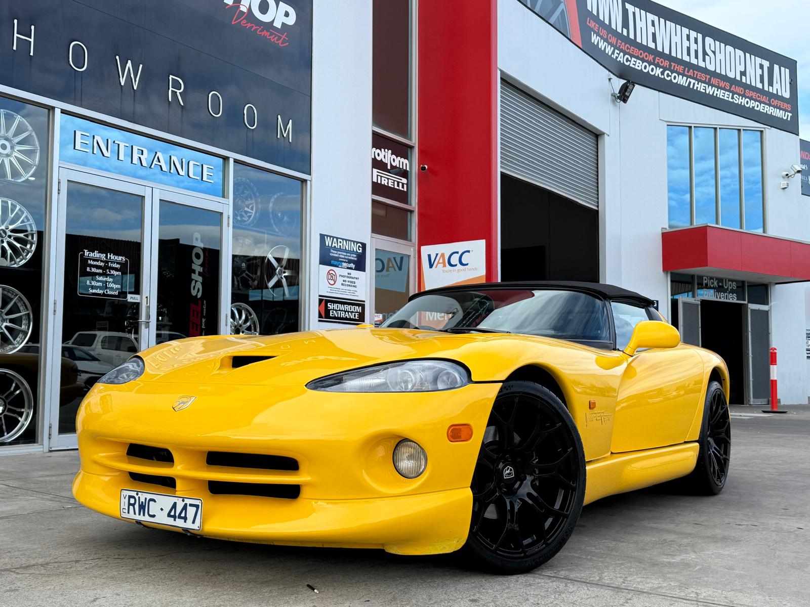 DODGE VIPER WITH MECCA WHEELS |  | DODGE