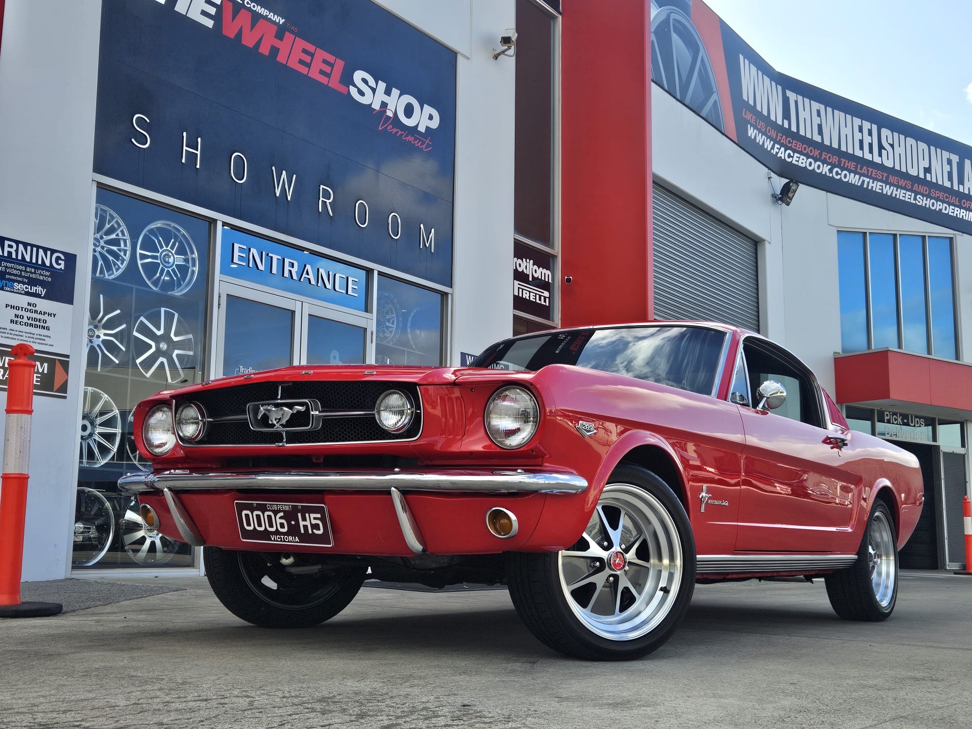 FORD MUSTANG WITH AMERICAN RACING WHEELS |  | FORD