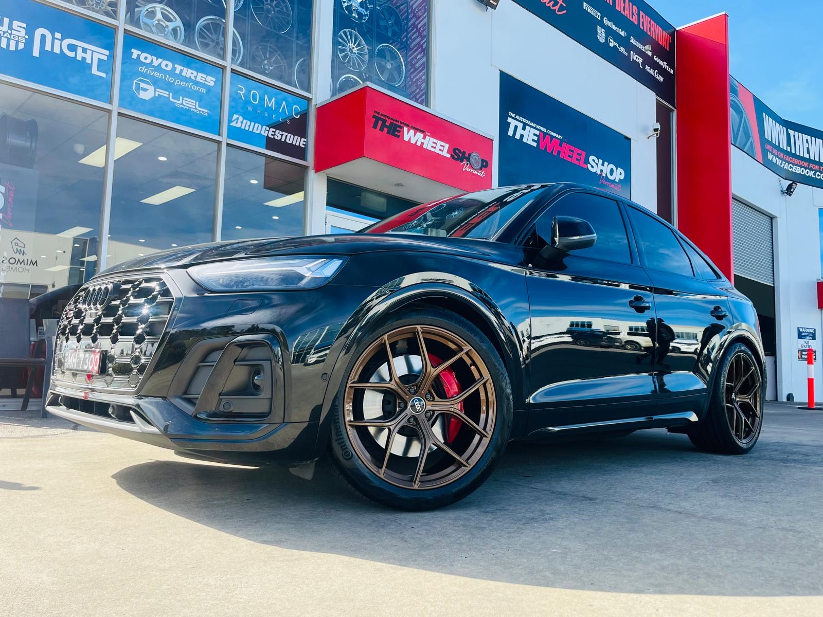 AUDI RSQ3 WITH MECCA WHEELS |  | AUDI