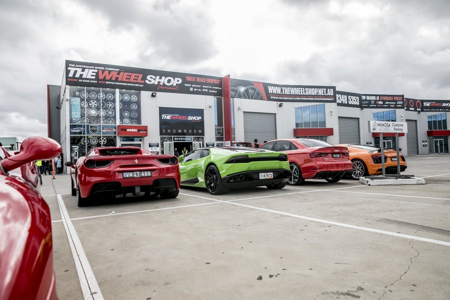 SUPERCARS AT WHEEL SHOP |  | FERRARI 