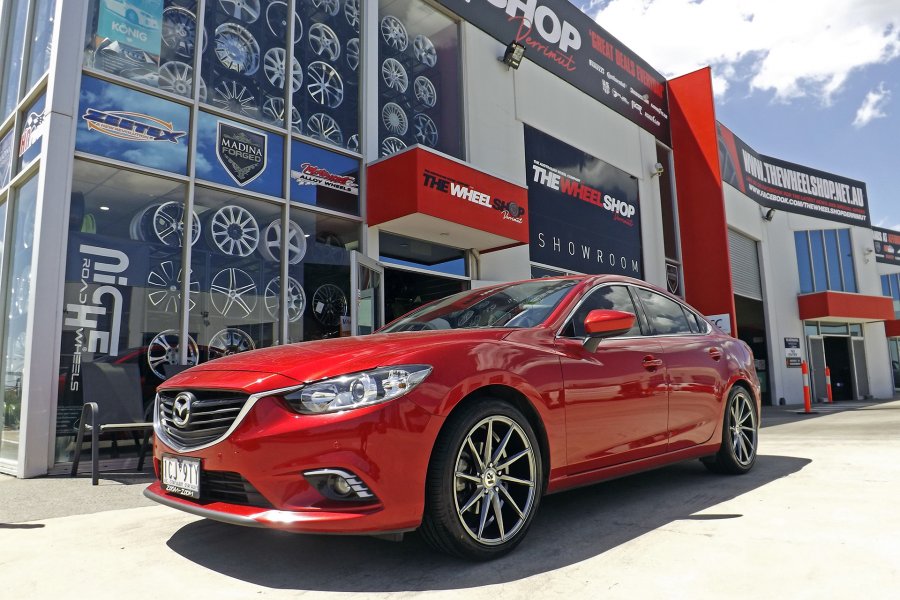 MAZDA 6 WITH 19 INCH HUSSLA WHEELS  |  | MAZDA