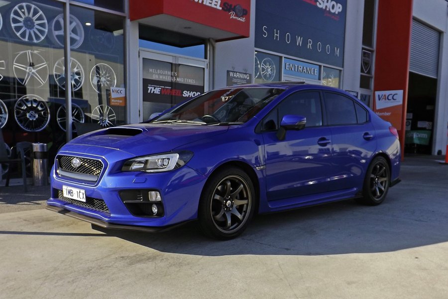 SUBARU WRX WITH 18 INCH HR 556 WHEELS  |  | SUBARU