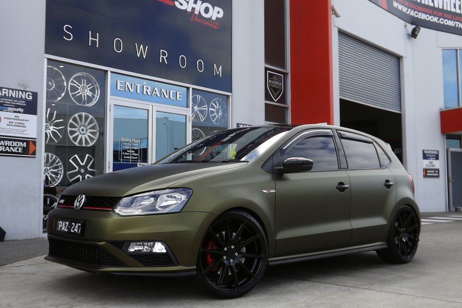 VW POLO GTI WITH KOYA SF04 WHEELS  |  | VW