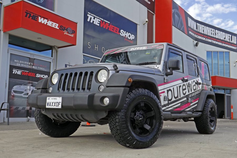JEEP WRANGLER WITH 17 INCH ROCKSTAR WHEELS |  | JEEP