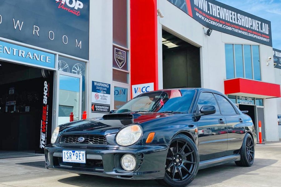 SUBARU WRX WITH HUSSLA WHEELS  |  | SUBARU