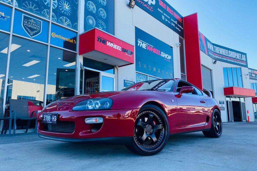 TOYOTA SUPRA WITH HUSSLA WHEELS  |  | TOYOTA